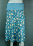 Block Print Lycra Band Skirt