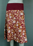 Block Print Lycra Band Skirt