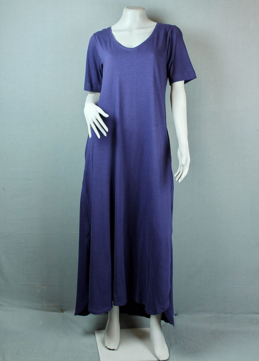 Bamboo tshirt dress Wildflower Clothing NZ