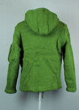 Wool Green Hoodie Jacket