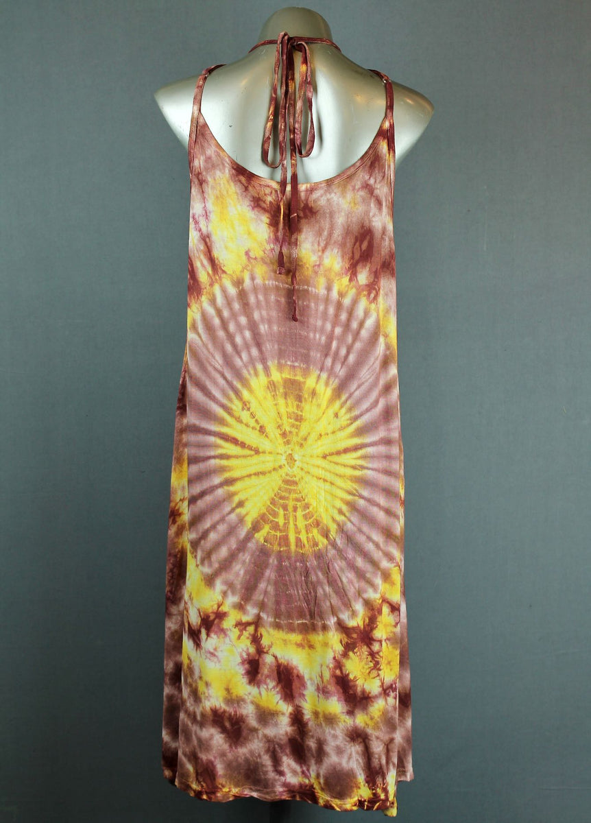 Tie dye slip dress Wildflower Clothing NZ
