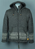 Wool Jacket Tracks - Charcoal Grey