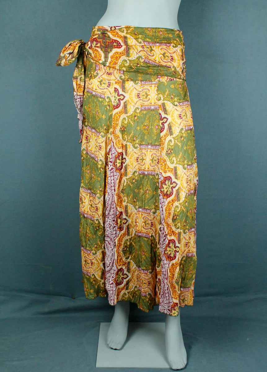 Wrap around gypsy skirt on sale