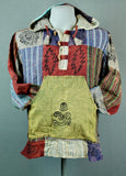 Patch Hooded Shirt