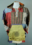 Patch Hooded Shirt