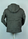Wool Black Hoodie Jacket