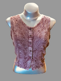 Embroidered Gypsy Crop Vest