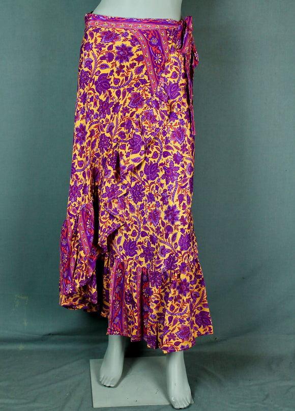 Frill Wrap Skirt