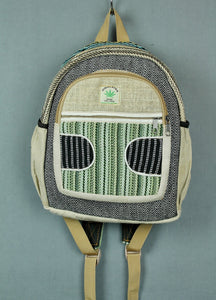 Hemp Backpack Medium - Green
