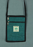 Hemp passport bag