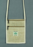 Hemp passport bag