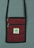 Hemp passport bag