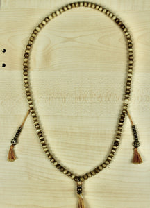 Mala Beads - Brown Bone