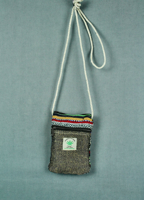 Hemp Passport/Phone Bag - Multi