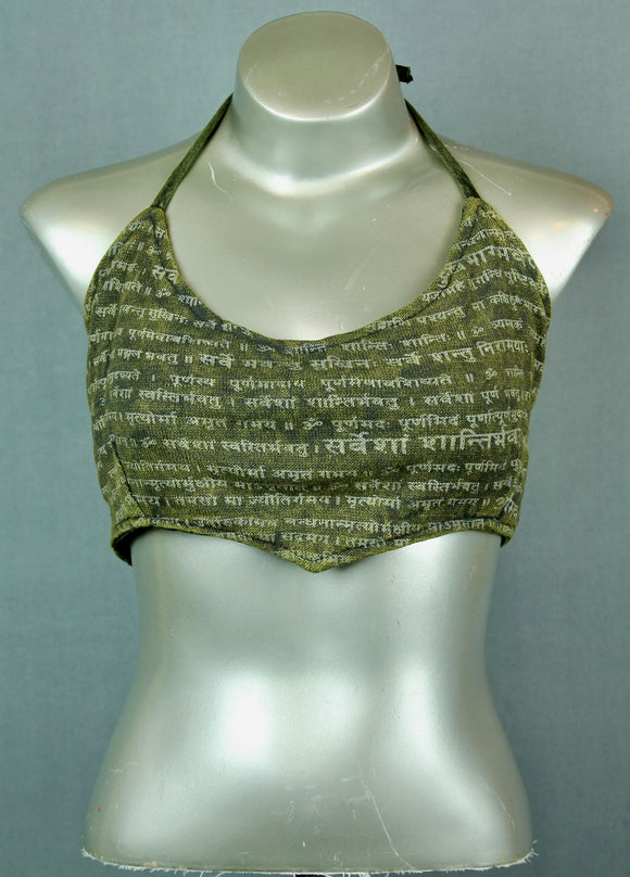 Sanskrit Halter Top