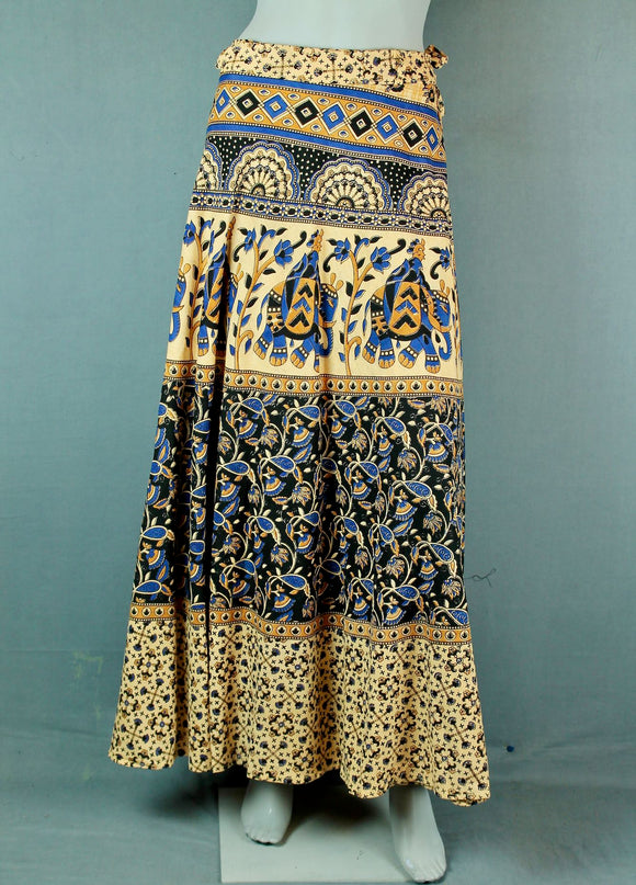 Bagru Wrap Skirt