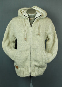 Women's cream wool jacket