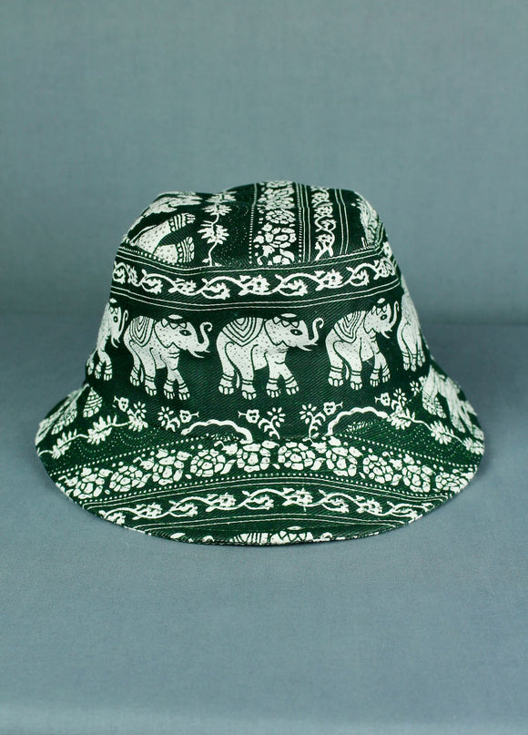 Elephant Bucket Hat - Green
