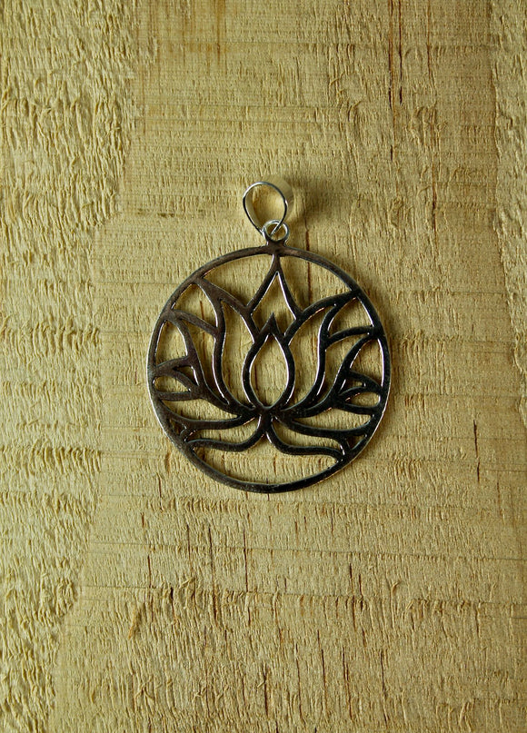 Silver plated pendant #2