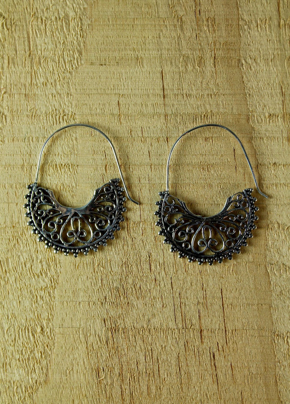 Silver plated earrings #7