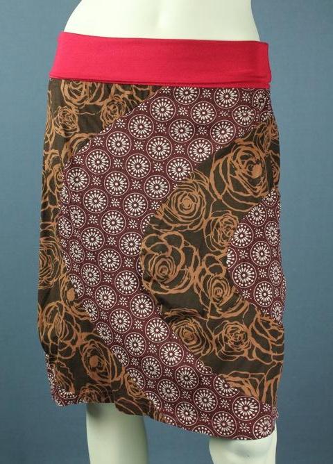 Rose mandela skirt
