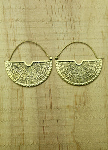 Brass earrings #3