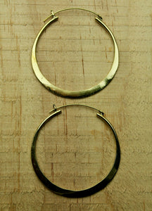Brass earrings #13