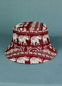 Elephant Bucket Hat - Red
