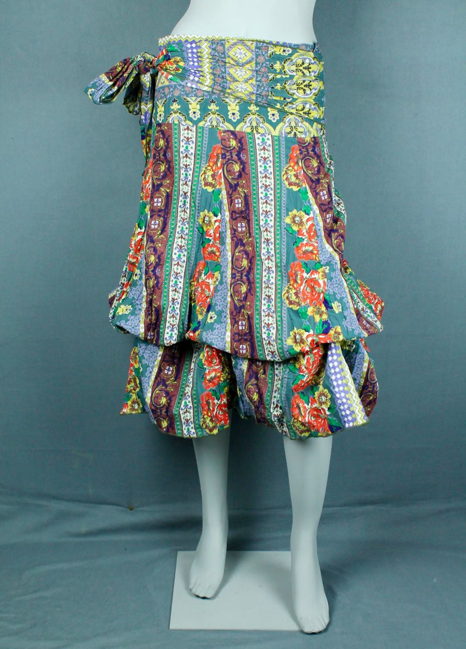 Kiran Fashion Cotton Skirt Maxi Embroidered Lace Gypsy Boho Casual Festival  10 12 14 16 18 20 (Beige) : Amazon.co.uk: Fashion
