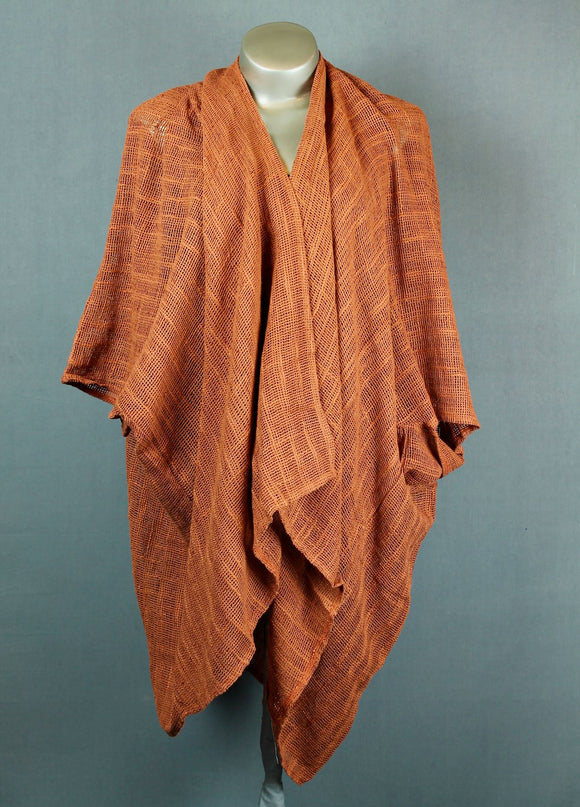 Long Hemp Cotton Shrug