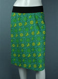 Lycra band print skirt