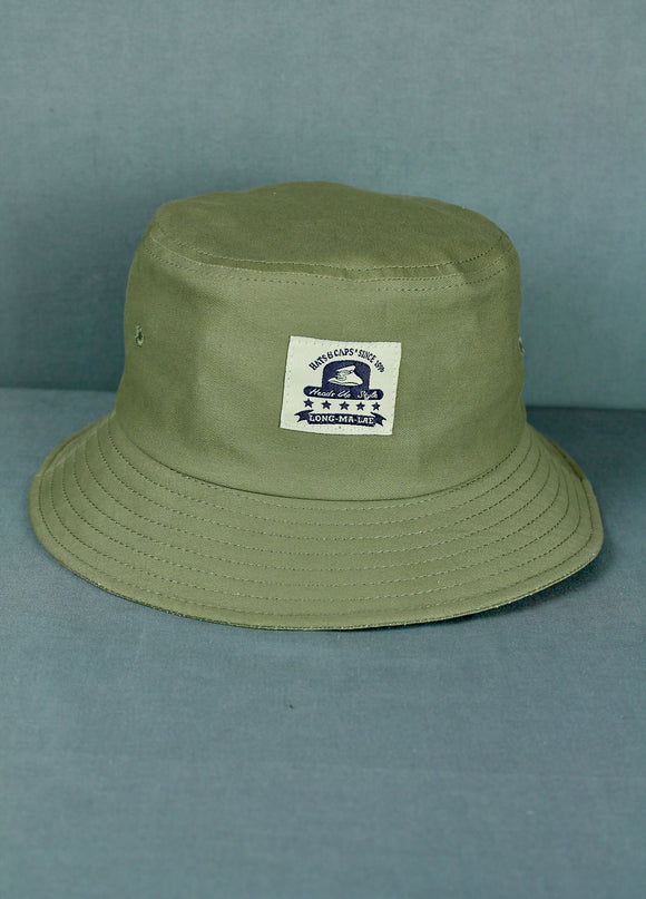 Plain Bucket Hat - Olive
