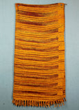 Shawl Blanket - Orange Stripe