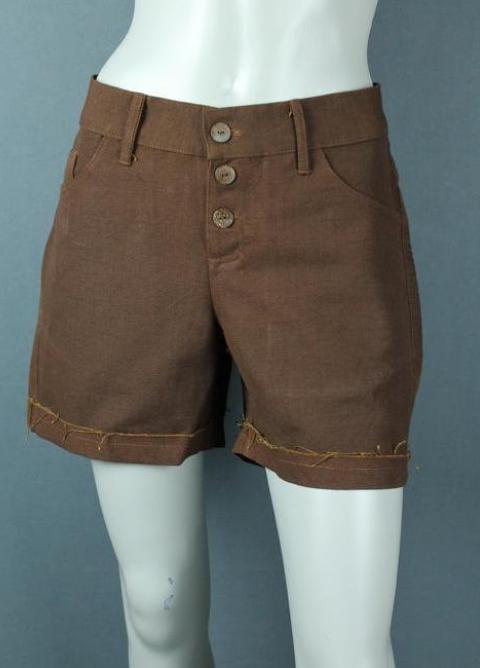 women canvas cotton shorts