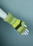 Wool knit arm warmers