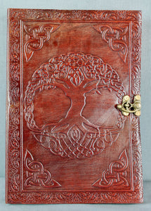 Large Tree Leather Diary